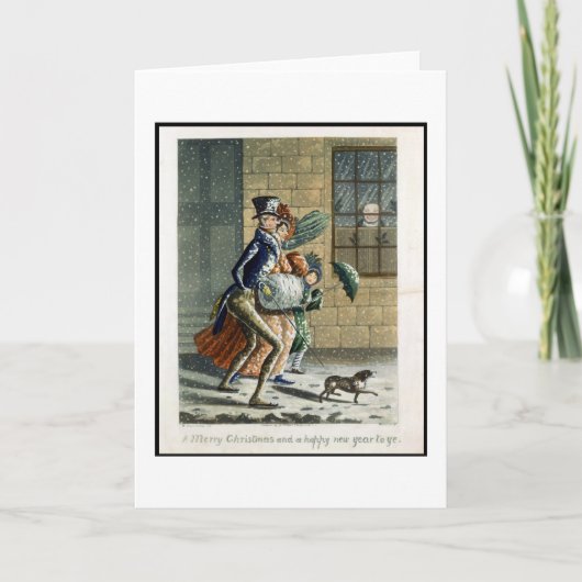 Yeの勝利者へのメリークリスマスそして明けましておめでとう シーズンカード (正面)