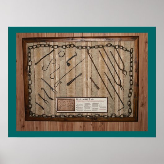 Yeの古い鍛冶屋のツール ポスター (正面)