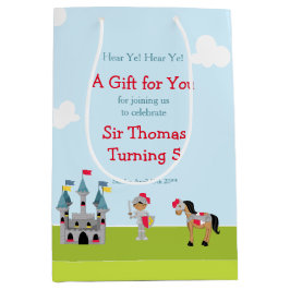 Ye African American Knight Birthday Partyを聞く ミディアムペーパーバッグ