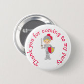 Ye Blonde Cute Knight 'Thank you for'来 s'を聞く 缶バッジ (正面&裏面)