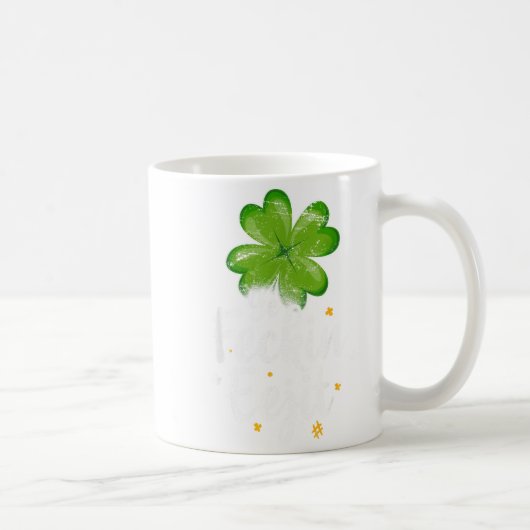 Ye Feckin Eejit Funny Irish Saying St Patricks Day コーヒーマグカップ (右)
