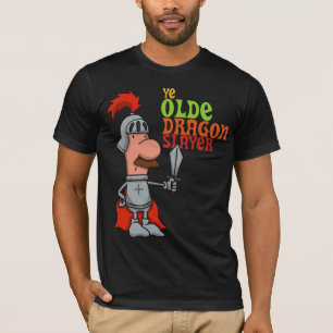 Ye Oldeのドラゴンの殺害者の人のティー Tシャツ