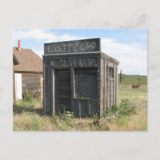 Ye Oldeのラテの専門店 ポストカード (正面)