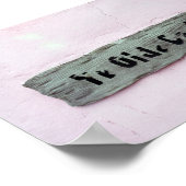 Ye Olde Jail Sign, Green Turtle Cay，バハマ ポスター (角)