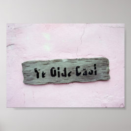 Ye Olde Jail Sign, Green Turtle Cay，バハマ ポスター