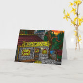 Ye Olde Meade Hausの挨拶状 カード (黄色い花)