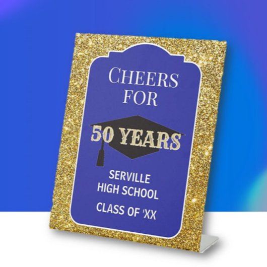 Yea! 50 Years! CUSTOM Class Reunion  台座サイン