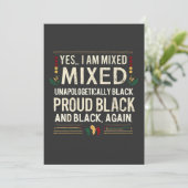 Yea I'm Mixed Unphanaotic Black History Month シーズンカード (スタンド正面)