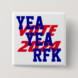 YEA YEA RFK 2024 Robert Kennedy RFK Jr President 缶バッジ