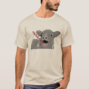 YEAAAAA! わめくヤギのティー Tシャツ