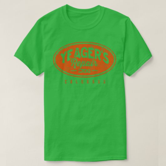 Yeagers修理工場 Tシャツ (デザイン正面)