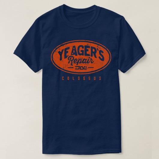 Yeagers修理工場 Tシャツ (デザイン正面)