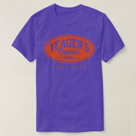 Yeagers修理工場 Tシャツ (デザイン正面)