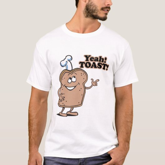 Yeah! トースト! tシャツ (正面)