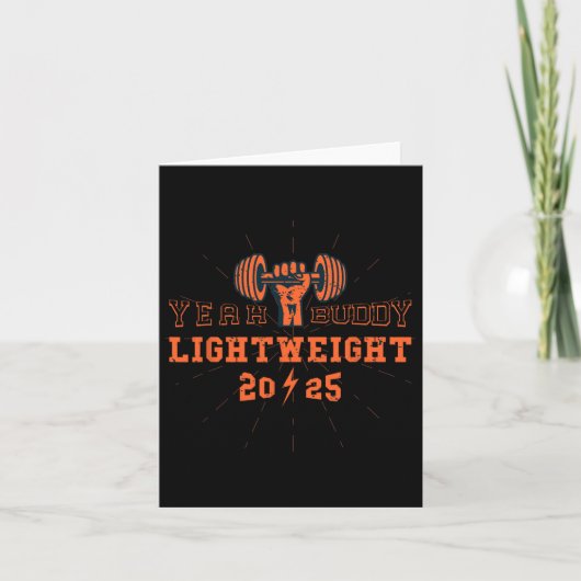 Yeah Buddy Lightweight 2025ジムとボディビルM カード (正面)