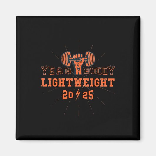 Yeah Buddy Lightweight 2025ジムとボディビルM マグネット (正面)