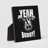 Yeah Buddy - Ronnie Coleman Squat – ジムのモチベーション フォトプラーク (正面)