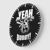 Yeah Buddy - Ronnie Coleman Squat – ジムのモチベーション ラージ壁時計 (傾斜)