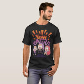 Yeah HUNTRX オフィシャルライセンス 少年 ビンテージ Tシャツ (正面フル)