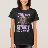 Yeah I Need Space I'll Go To Mercury Retro  Presen Tシャツ (正面)