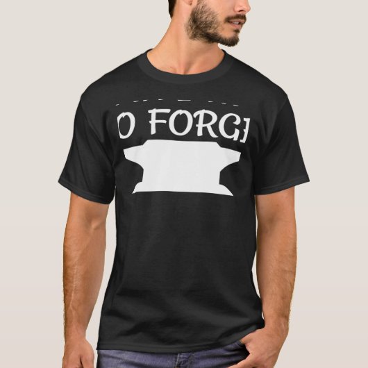 Yeah I Want To Forge  Awesome Blacksmith knife Mak Tシャツ (正面)