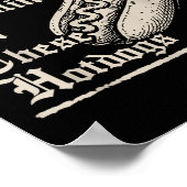 Yeah I'm Goth Gobblin' On These Hot Dogs  ポスター (角)