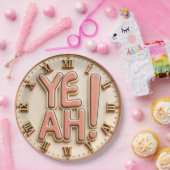 Yeah! Modern Motivational Typography ペーパープレート (パーティー)