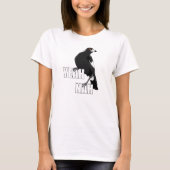 Yeah Nahオーストラリアおもしろいのスラングのマグパイシャツ Tシャツ (正面)