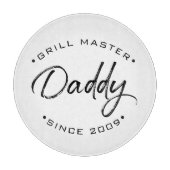 Year パーソナライズされた Grill Master Daddyと カッティングボード (正面)