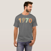 Year 1970 Born in the 70s boy Tシャツ (正面フル)