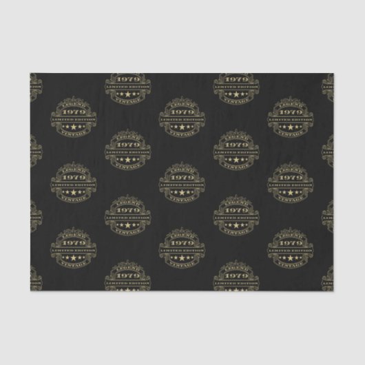 Year 1979 Birthday 薄葉紙 (正面)