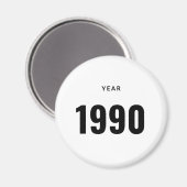 Year 1990 Magnet マグネット (正面/裏面)