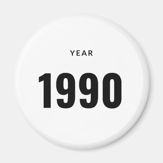 Year 1990 Magnet マグネット (正面)