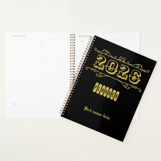 Year 2026 Planner プランナー手帳 (ディスプレー)