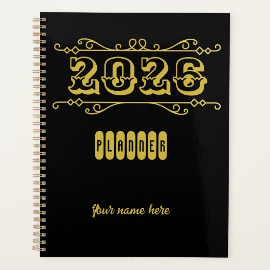 Year 2026 Planner プランナー手帳 (正面)