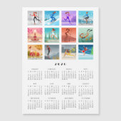Year 2026 Sport Fitness Woman Girl Calendar (正面)