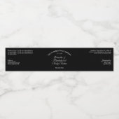 Year Established Black Body Butter Jar Label ペットボトルラベル (シングルラベル)