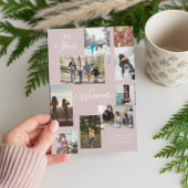 Year in Moments家族の写真コラージクリスマス シーズンカード