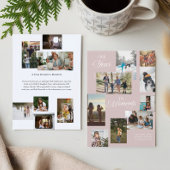 Year in Moments家族の写真コラージクリスマス シーズンカード