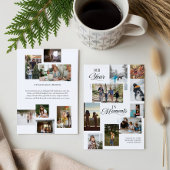 Year in Moments家族の写真コラージクリスマス シーズンカード