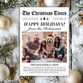 Year in Review新聞ユニーククリスマス写真 シーズンカード