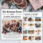 Year in Review新聞家族ユニーク写真ハッピー シーズンカード