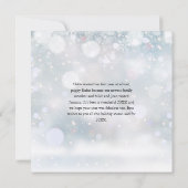 Year In Review 12 Photo What A Year Snowflaks シーズンカード (裏面)