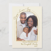 Year in Review and Peace Love Joy Gold Arch Photo  シーズンカード (正面)