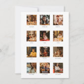 Year In Review Christmas Newspaper 13枚 シーズンカード (裏面)