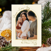 Year in Review Gold Arch Peace Love Joy Photo  シーズンカード