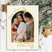 Year in Review Gold Arch Peace Love Joy Photo  シーズンカード