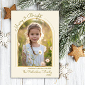 Year in Review Gold Beige Arch 13 Photo Collage シーズンカード