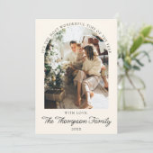 Year In Review What A Year Photo Christmas Collage シーズンカード (スタンド正面)