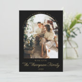 Year In Review What A Year Photo Christmas Collage シーズンカード (スタンド正面)